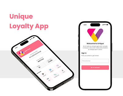 Loyalty App UI design