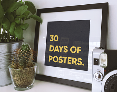 30 Days of Posters
