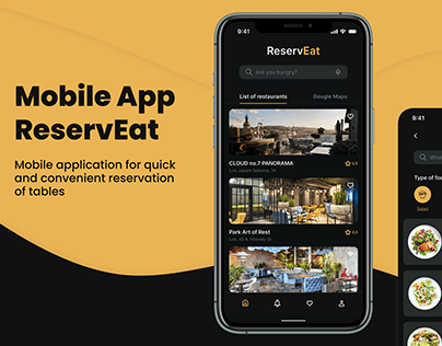 ReservEat | Mobile App for booking table in restaurant