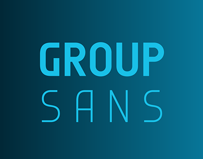 Typeface "Group Sans"