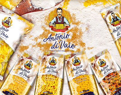 Antonio diVaio Logo & Packaging Design for Pasta
