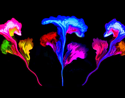 fluorescent dye art