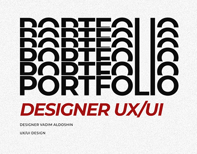 UX/UI DESIGNER'S PORTFOLIO