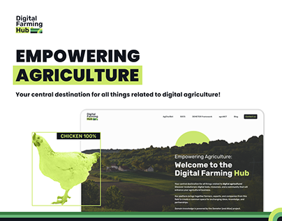 Digital Farming Hub - Web design