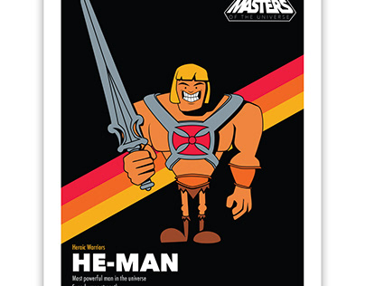 He-Man Pop Art Posters