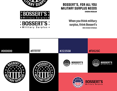 Bossert's Military Surplus Rebrand