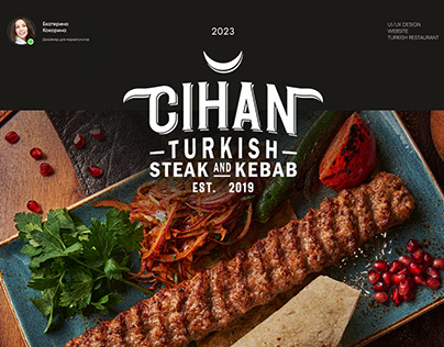 UX/UI of the Turkish restaurant in Moscow "Cihan"