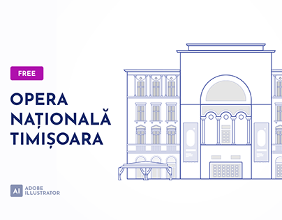 Free Opera Nationala Timisoara Illustration
