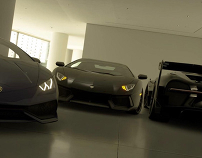 The stacked garage..