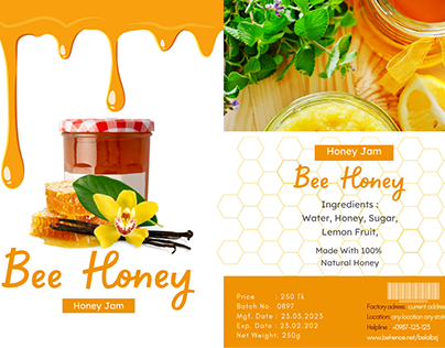 honey label