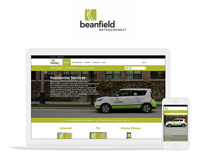 Beanfield Residential Website Redesign