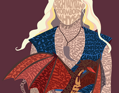 Calligram of Daenerys Targaryen