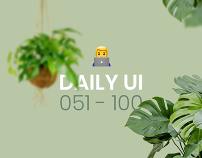 Daily UI | 051 - 100
