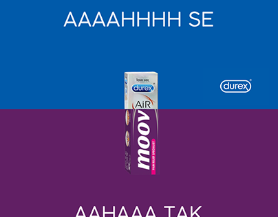 If Durex and Moov had a Collab post.