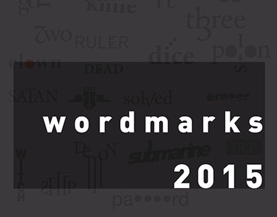 Typography wordmarks 