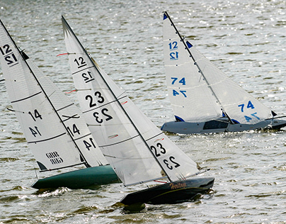 EC12 RC Sailboat Race in high winds