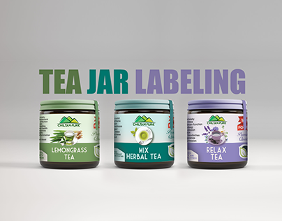 Flavor tea label design