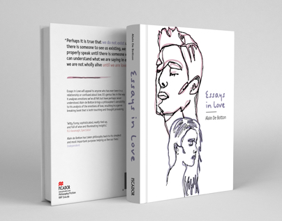 Essays in Love - book cover design
