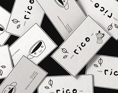 "Rico" coffee shop | Logo and Branding