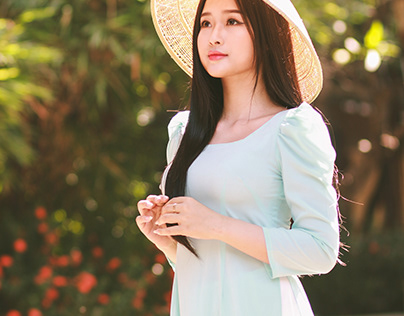 Light Blue Traditional Vietnamese Dress #20230226