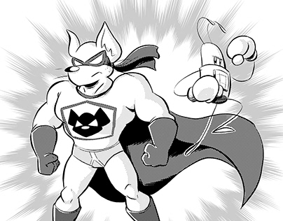 Comic - The Adventures of Super Fat Rat Issue - 01