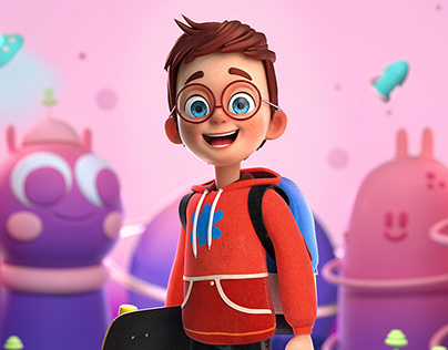 Smarty Kids 3d Character