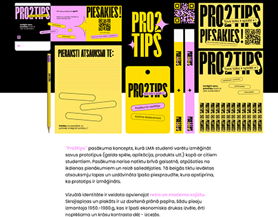 Pro2tips - event concept and visual identity (LV)