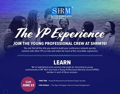 SHRM Young Professionals Event Landing Page (2019)