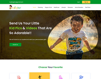 Website Design For creatively and nnovatively child