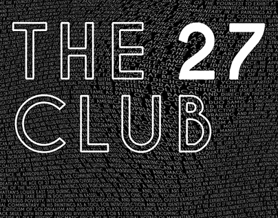 "The 27 Club" Poster Series
