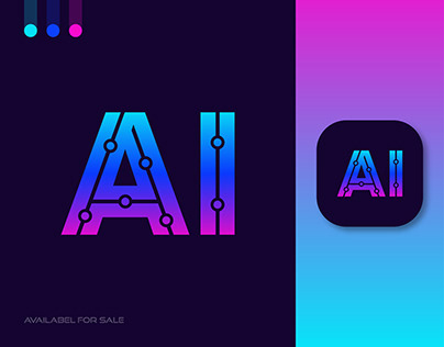 Letter AI Artificial - Logo Design
