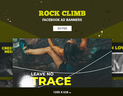 Rock Climb Facebook Ad Banners Rock Climb Facebook Ad B