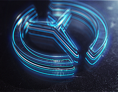 Futuristic Glass Logo Reveal