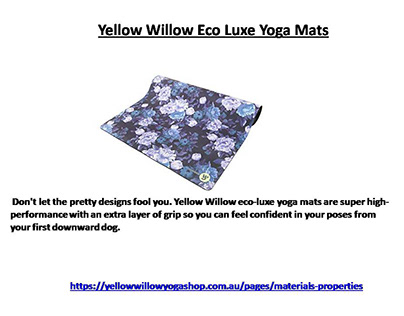 Yellow Willow Eco Luxe Yoga Mats