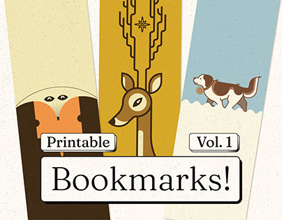 Printable bookmarks vol. 1