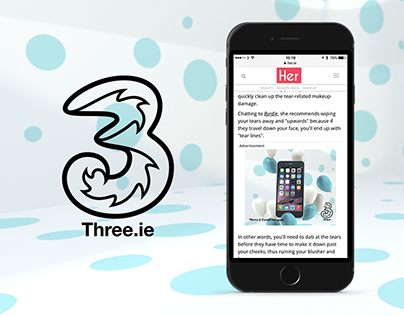 Three Mobile -  iPhone 6 Online Display Banners