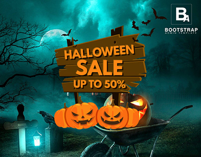 Halloween with huge offers at Bootstrapadmintemplate