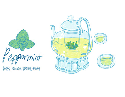 Herb Tea Set-Peppermint Tea