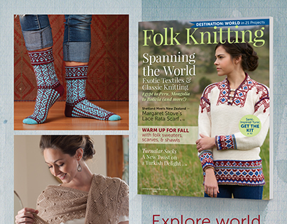 Folk Knitting Magazine Ad