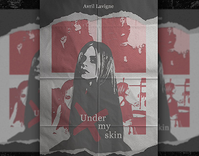 Project thumbnail - "Under my skin" by Avril Lavigne poster concept