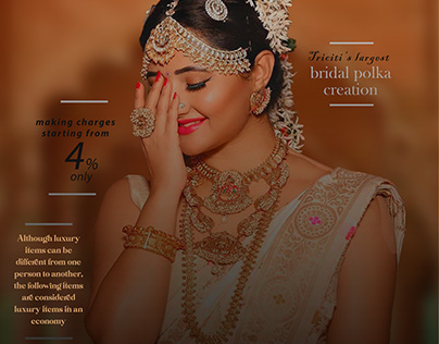 south indial bridal jwellery advertisement