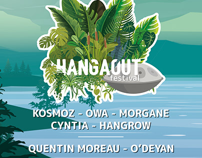 Affiche festival hangaout 2023