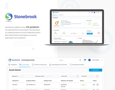 Stonebrook UI UX Design Web Application