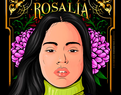 Rosalía - Vector Portrait