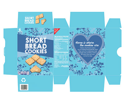 Remake of Nabisco's shortbread cookie packaging