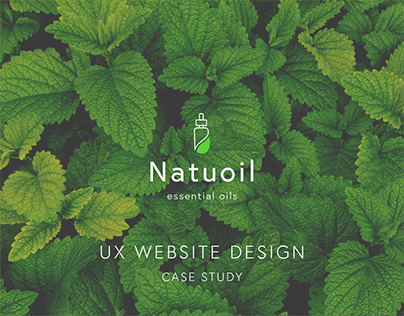 NATUOIL website design