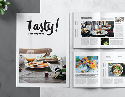 Food and Culinary Magazine Template