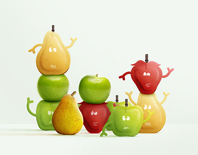 Ô comme trois pommes | New compotes brand for children.