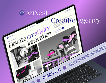 ArtNest | Creative Agency Website