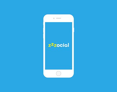 Zzzocial - Alarm Clock App Concept